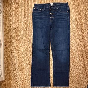 J. Crew Dark Blue Straight Leg Jeans